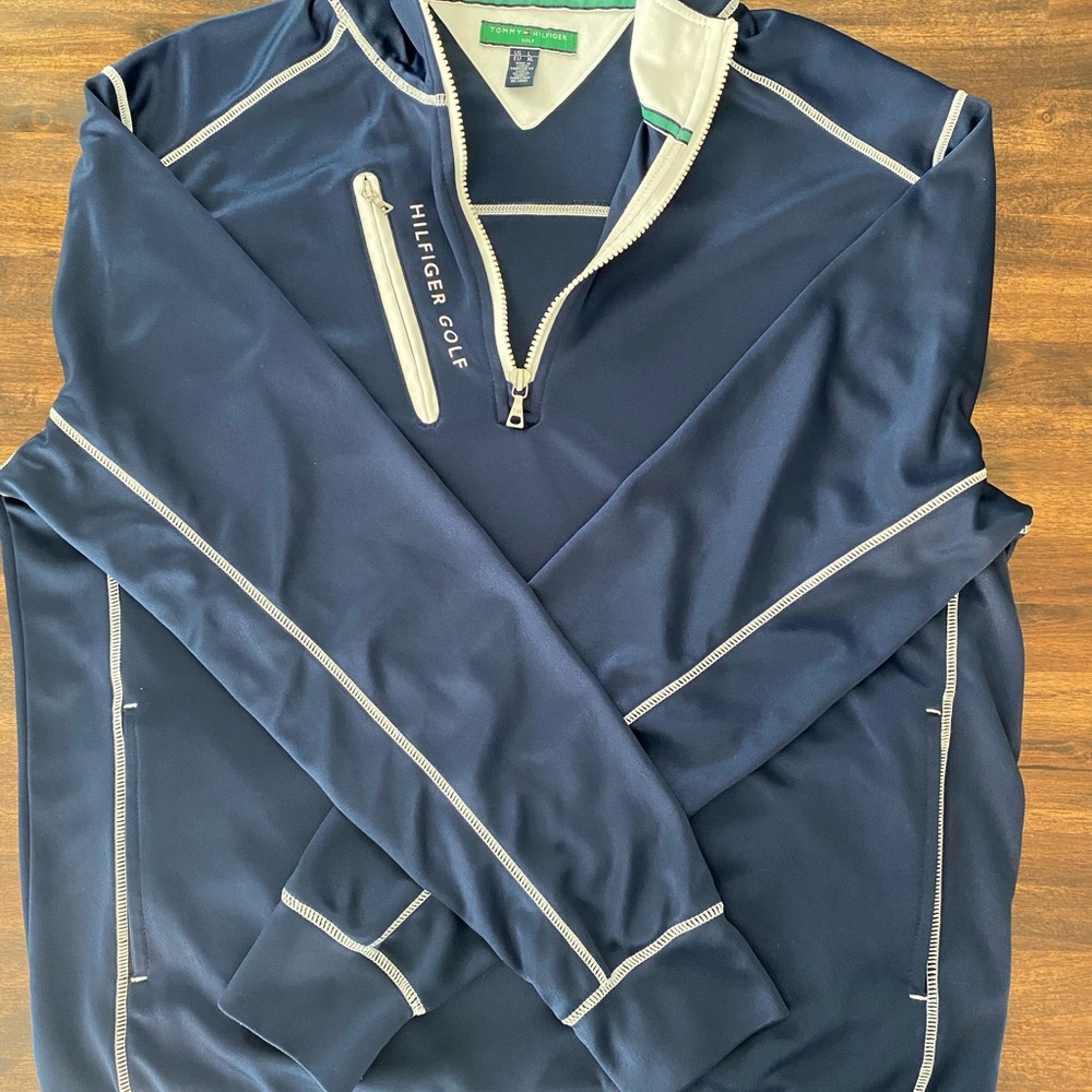 Men’s Tommy Hilfiger long sleeve gold shirt